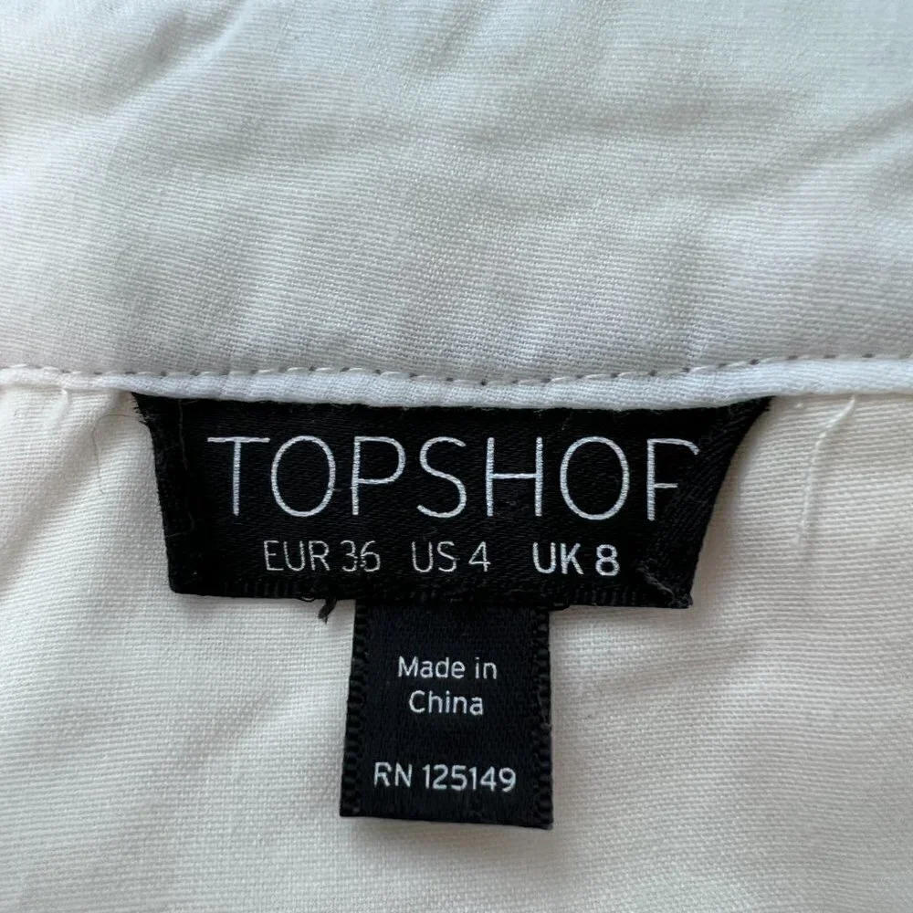 Topshop Cream Lace Skirt - Picture 5 of 6
